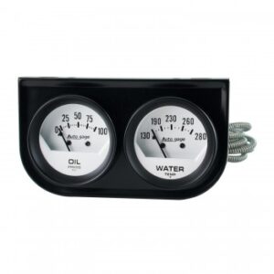 AUTOMETER AUTOGAGE TWIN GAUGE OIL PRESS AND WATER