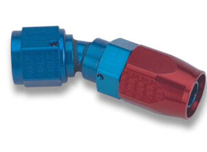 EARLS SWIVEL SEAL -12 30 DEG TUBE HOSE END RED/BLUE