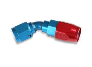 EARLS SWIVEL SEAL -12 45 DEG TUBE HOSE END RED/BLUE