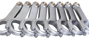 EAGLE CONRODS FORGED H BEAM GM LS 6125 LONG ARP2000 BOLTS NO OFFSET .927 GUDGEON