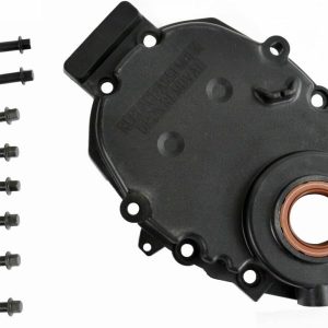 GM CHEV SB  TIMING COVER PLASTIC 1995-ON HAS SENSOR HOLE SENSOR HOLE